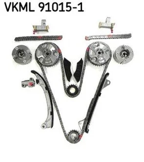 Комплект ГРМ (ланцюг + шестерня) LEXUS ES, GS, IS C, IS II, RX, TOYOTA AVALON, CAMRY, HIGHLANDER, HIGHLANDER / KLUGER, MARK X ZIO I, RAV 4 III, SIENNA, VENZA 2.5-3.5H 01.05- SKF VKML 91015-1 (фото 1)