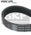 SKF Ремень П-клиновой 6PK1480 VKMV 6PK1480