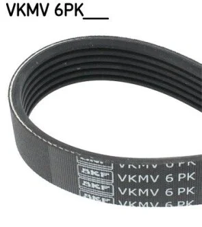 Поліклиновий ремінь (6PK1486) CITROEN C4 AIRCROSS, MITSUBISHI ASX, LANCER VIII 1.8D 05.10- SKF VKMV6PK1486