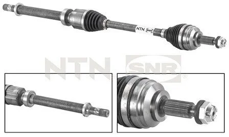 Вал привідний RENAULT CLIO IV, DACIA LOGAN II, SANDERO II (NTN-SNR) SNR NTN DK55052