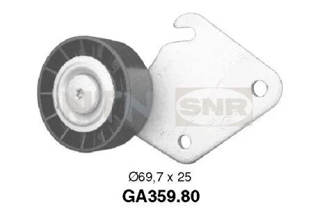 Ролик поликлинового кулича PSA 1.6/1.8/2.0 16V 94- +AC SNR NTN GA359.80