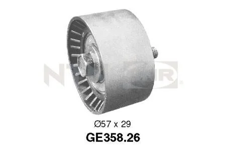 Механизм натяжной ALFA ROMEO : 145, 146, 147, 155, 156, 166, GT, GTV, Spider - FIAT : Barchetta, Brava, Bravo, Coupé, Marea, Punto, Stilo - LANCAIA : Dedra, Delta, Lybr SNR NTN GE358.26 (фото 1)