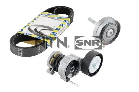 Комплект поликлинових ременів (з роликами) SEAT CORDOBA, IBIZA III, IBIZA IV, IBIZA IV SC, IBIZA IV ST, TOLEDO IV, SKODA FABIA I, FABIA I PRAKTIK, FABIA II, RAPID, ROOMSTER 1.2 07.01-02.18 SNR NTN KA85733