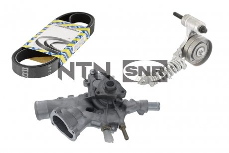 Комплект ременя генератора + помпа Opel Combo 1.4 04- (5PK1355) SNR NTN KAP853020 (фото 1)
