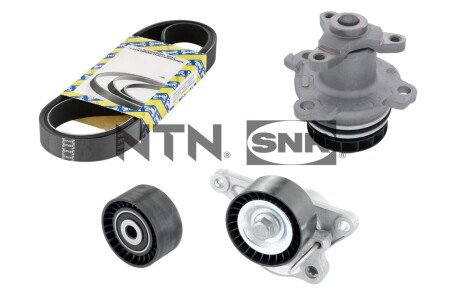 Water Pump + V-Ribbed Belt Set SNR NTN KAP855180