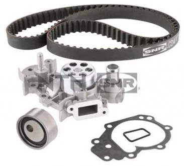 Комплект ГРМ (ремінь + ролик + водяний насос) NISSAN KUBISTAR, RENAULT CLIO I, CLIO II, CLIO II/HATCHBACK, KANGOO, KANGOO EXPRESS, MEGANE SCÉNIC, TWINGO I, TWINGO I/HATCHBACK 1.2-1.9D 01.96- SNR NTN KDP455132