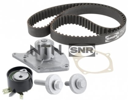 Комплект ГРМ, пас+ролик+помпа SNR NTN KDP455.580 (фото 1)