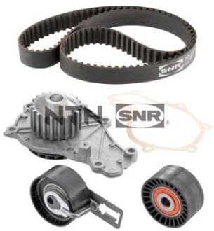 Комплект ГРМ (ремінь + ролик + водяний насос) DS DS 3, CITROEN C3 II, DS3, FORD FIESTA V, FIESTA VI, KUGA II, MAZDA 2, PEUGEOT 2008 I, 206+, 207, 207/HATCHBACK, 208 I, 208 II 1.4-1.6D 11.01- SNR NTN KDP459660
