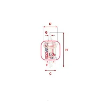 Фiльтр паливний SOFIMA S1027B