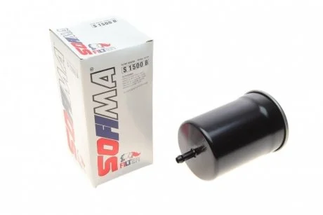 Фильтр топливный VW/BMW/RENAULT "1,2-2,8 "86-96 SOFIMA S1500B