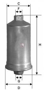 Фильтр топлива SOFIMA S1504B (фото 1)