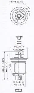 Фільтр паливний SOFIMA S1586B