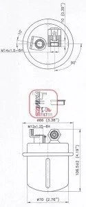 Фiльтр паливний SOFIMA S1618B