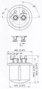 Фiльтр паливний SOFIMA S1619B
