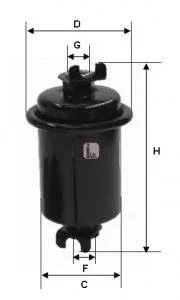 Фільтр паливний SOFIMA S1629B