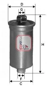 Фильтр топлива SOFIMA S1699B