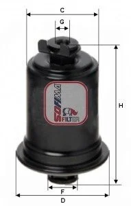Фільтр паливний SOFIMA S1775B
