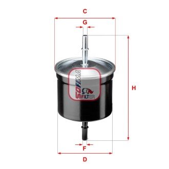 Фільтр паливний SOFIMA S 1811 B