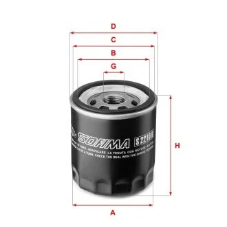 Фільтр масла SOFIMA S2210R