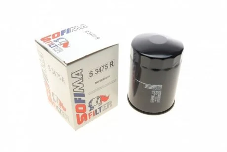Фильтр масляный MITSUBISHI "3,0-4,0 "01>> SOFIMA S3475R