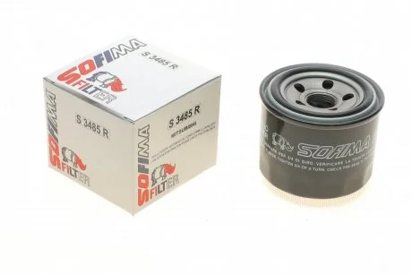 Фильтр масляный MITSUBISHI/KIA "1,4-2,4 "99-07 SOFIMA S3485R