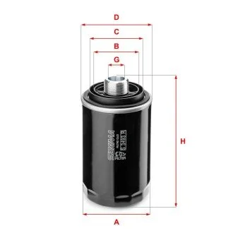 Фильтр масляный AUDI/VW/SKODA "1,8-2,0 "05-15 SOFIMA S3493R