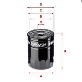 Фiльтр масляний SOFIMA S3530R