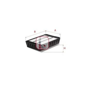 Фильтр воздушный MITSUBISHI "2,0-2,4 "07-12 SOFIMA S3539A