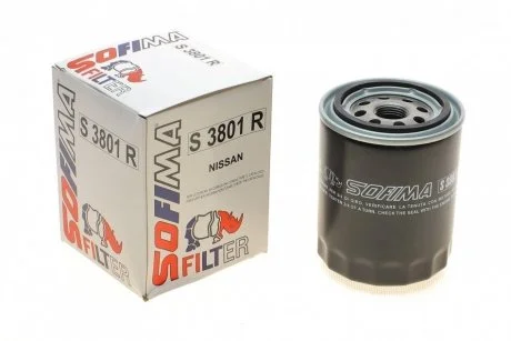 Фильтр масляный NISSAN "1,6-2,0 "93-01 SOFIMA S3801R