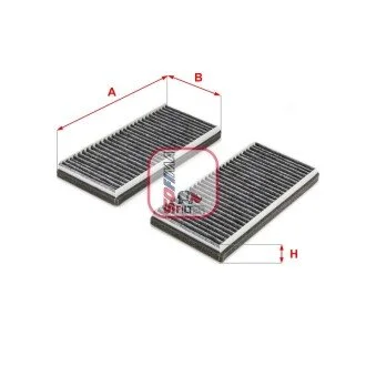 Фото 1 - фільтр салона (к-кт) SOFIMA S 4283 CA Фільтр салона (к-кт) SOFIMA S 4283 CA (фото 1)