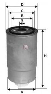 Фiльтр паливний SOFIMA S4394NR