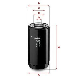 Фiльтр оливний SOFIMA S5003DR