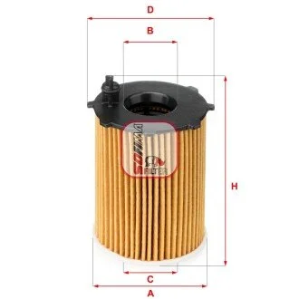 Фiльтр масляний SOFIMA S5128PE