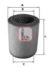 Фільтр повітряний SOFIMA S7592A