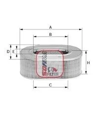 Фильтр воздушный MITSUBISHI "2,5 "82-89 SOFIMA S9981A