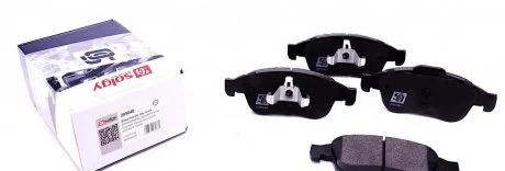 Колодки тормозные (передние) Renault Fluence/Megane/Scenic 08- SOLGY 209040