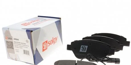 Колодки тормозные (передние) Fiat Doblo/Citroen Nemo/Peugeot Bipper 08- (Bosch) SOLGY 209044