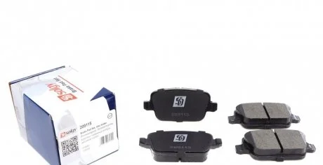 Фото колодки тормозные SOLGY 209115 Колодки тормозные SOLGY 209115