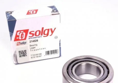 Подшипник (25x52x16.25) SOLGY 214026