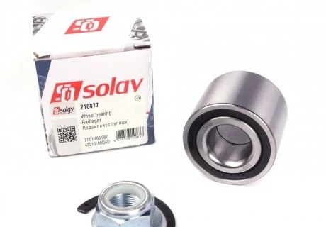 Підшипник маточини (ремкомплект) SOLGY 216077