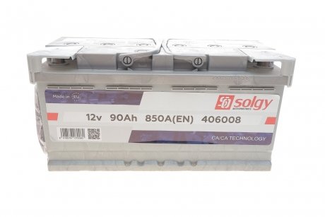 Стартерна батарея (акумулятор) SOLGY 406008