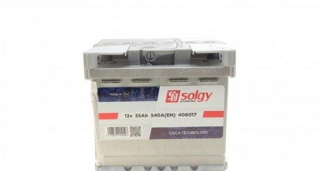 Стартерна батарея (акумулятор) SOLGY 406017