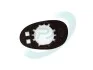 Скло дзеркала зовнішнього Лів (опукле) SMART FORTWO 450, ROADSTER 07.98-01.07 L0213