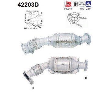 KATALIZATOR AUDI A4 1.9 TDI (03/96-06/00) SED/STW SZT STARLINE 9941656