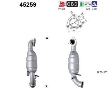 KATALIZATOR CITROEN C4 / C4 PICASSO / DS3 / DS4 / DS5 / C5 / MINI COOPER <2013 SZT STARLINE 9941751