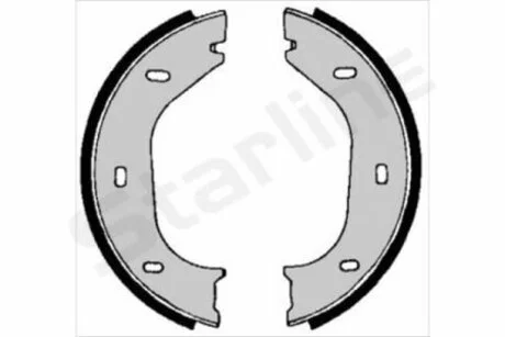 Тормозные колодки барабанные STARLINE BC 00010