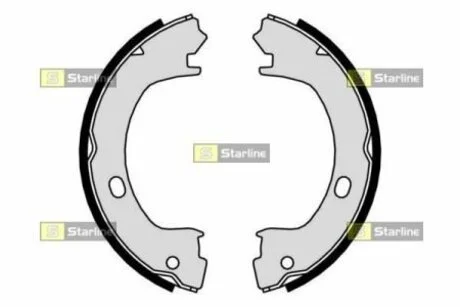 Тормозные колодки барабанные STARLINE BC 01015