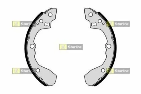Тормозные колодки барабанные STARLINE BC 01054