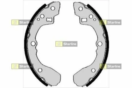 Гальмівні колодки барабанні STARLINE BC 04840