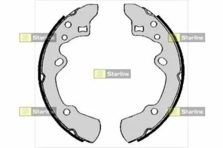 Тормозные колодки барабанные STARLINE BC 05620